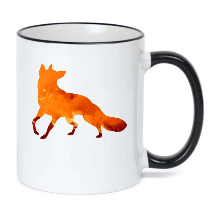 Wildfire Fox Black Color Changing Mug