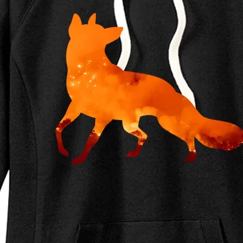 Wildfire Fox Women's Fleece Hoodie