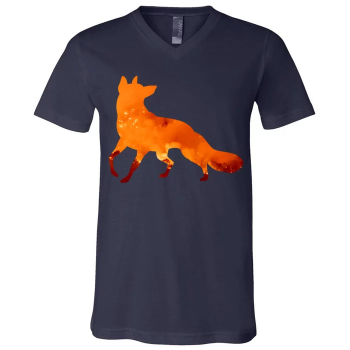 Wildfire Fox V-Neck T-Shirt