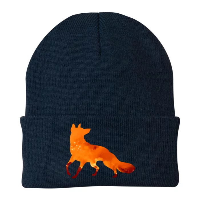 Wildfire Fox Knit Cap Winter Beanie