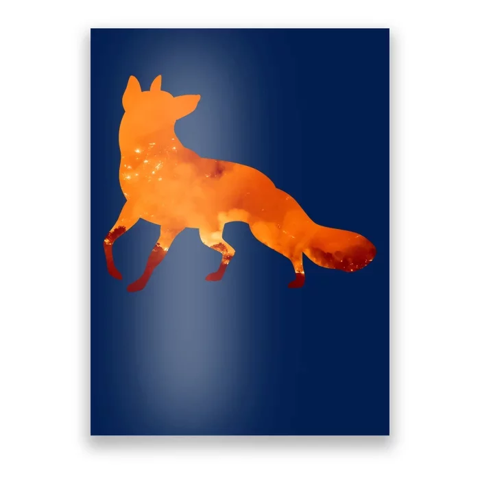 Wildfire Fox Poster