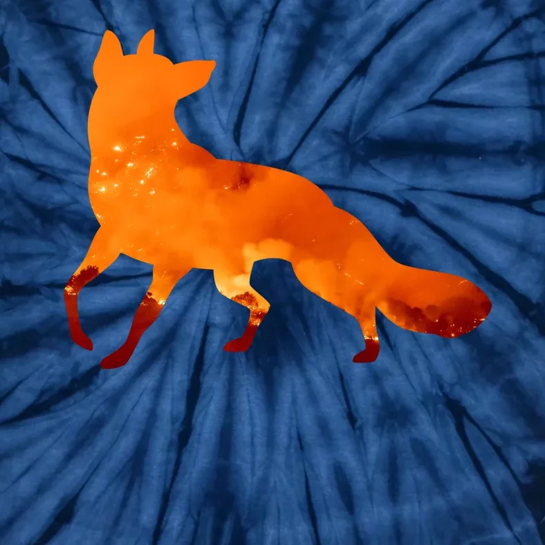 Wildfire Fox Tie-Dye T-Shirt