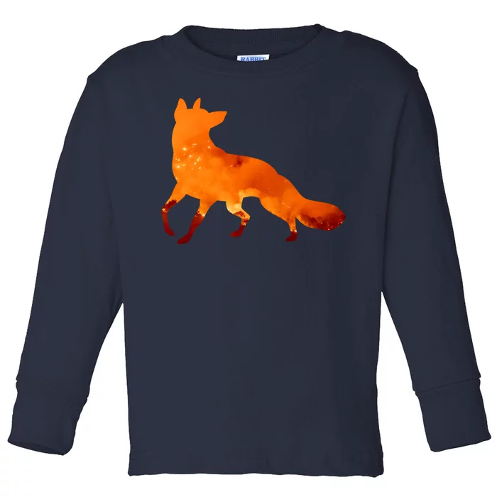 Wildfire Fox Toddler Long Sleeve Shirt