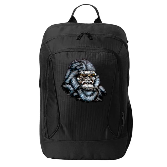 Wildlife - Big Face Gorilla Portrait City Backpack