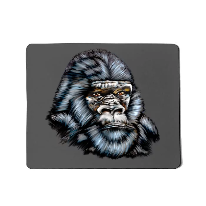 Wildlife - Big Face Gorilla Portrait Mousepad