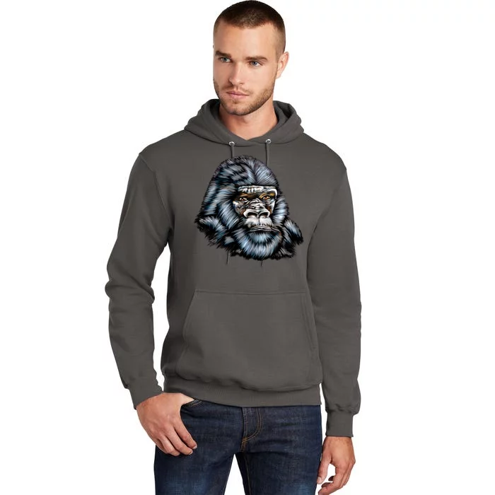 Wildlife - Big Face Gorilla Portrait Tall Hoodie