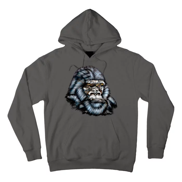 Wildlife - Big Face Gorilla Portrait Tall Hoodie