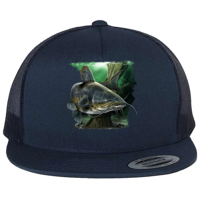 Wildlife - Catfish Swim Flat Bill Trucker Hat