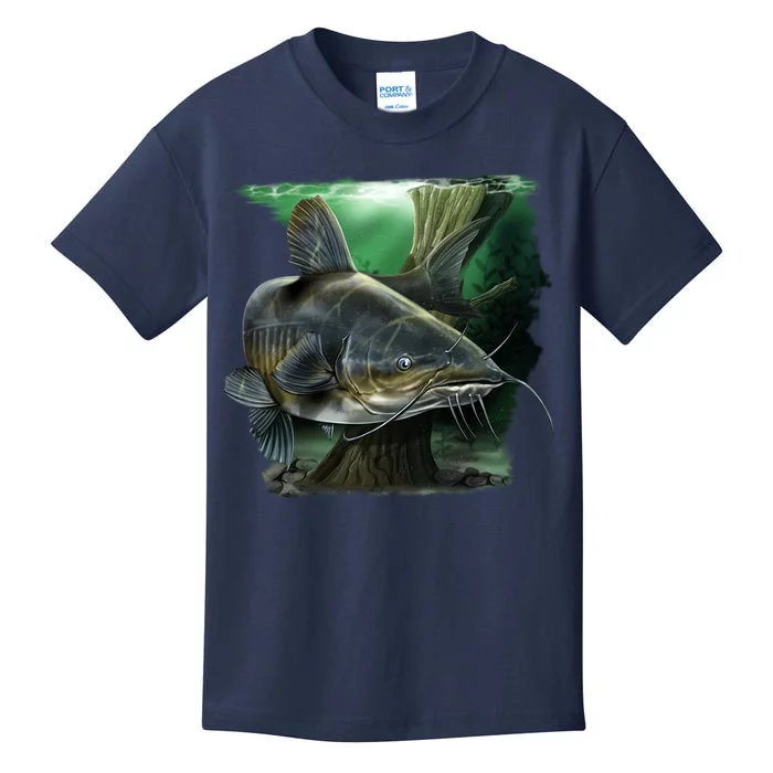 Wildlife - Catfish Swim Kids T-Shirt