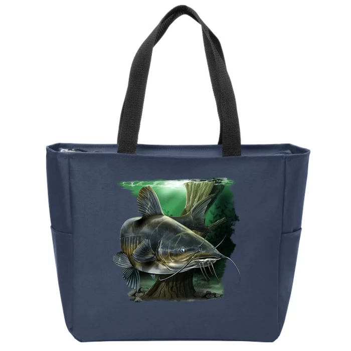 Wildlife - Catfish Swim Zip Tote Bag