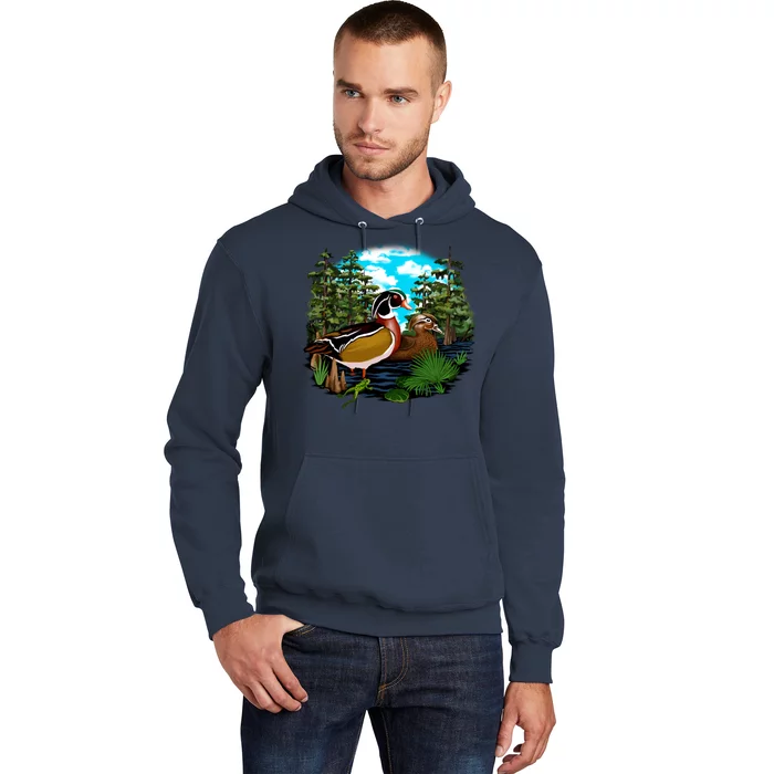 Wildlife - Ducks Portrait Hoodie