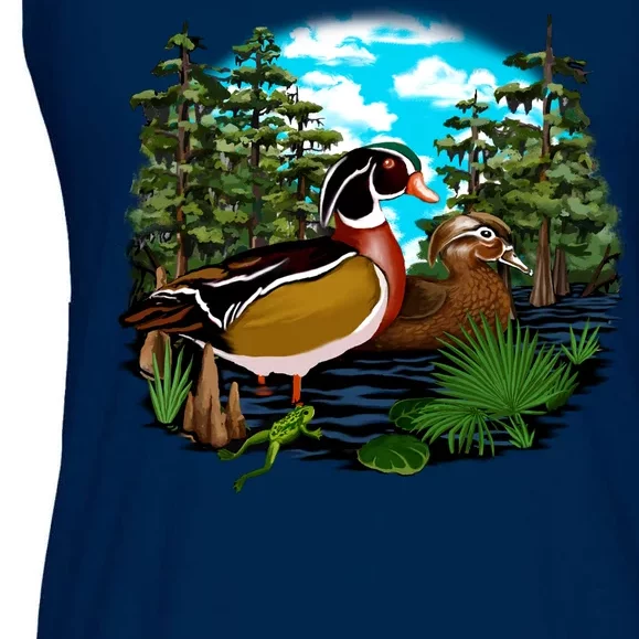 Wildlife - Ducks Portrait Ladies Essential Flowy Tank