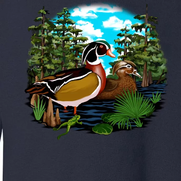 Wildlife - Ducks Portrait Toddler Sweatshirt