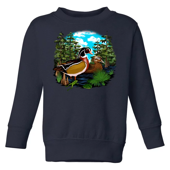 Wildlife - Ducks Portrait Toddler Sweatshirt