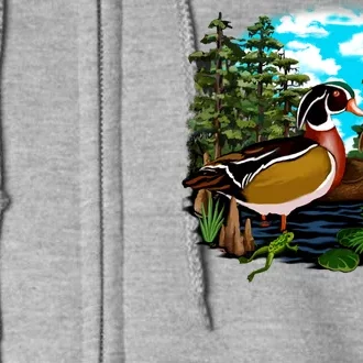 Wildlife - Ducks Portrait Full Zip Hoodie