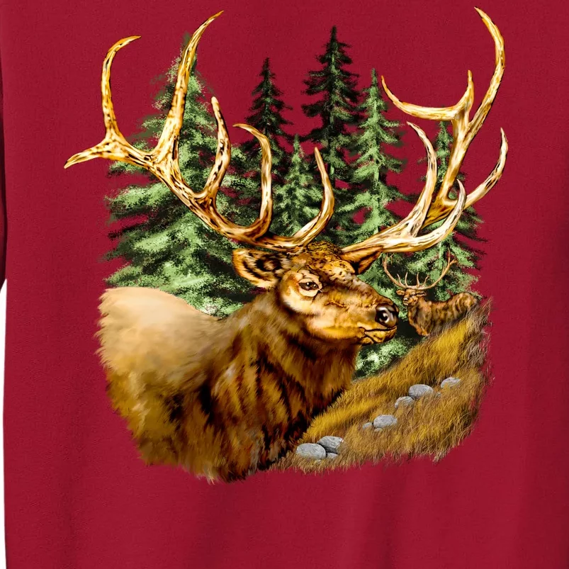 Wildlife - Elk Portrait Tall Sweatshirt