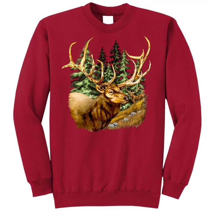 Wildlife - Elk Portrait Tall Sweatshirt