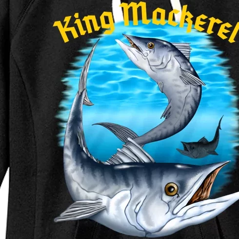 Wildlife - King Mackerel Fish Women's Fleece Hoodie