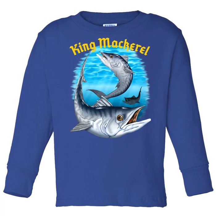 Wildlife - King Mackerel Fish Toddler Long Sleeve Shirt