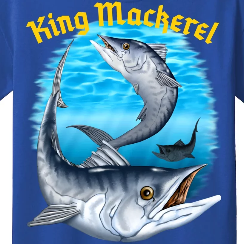 Wildlife - King Mackerel Fish Kids T-Shirt