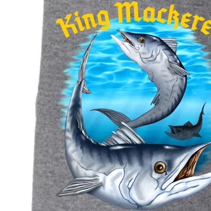 Wildlife - King Mackerel Fish Doggie 3-End Fleece Hoodie