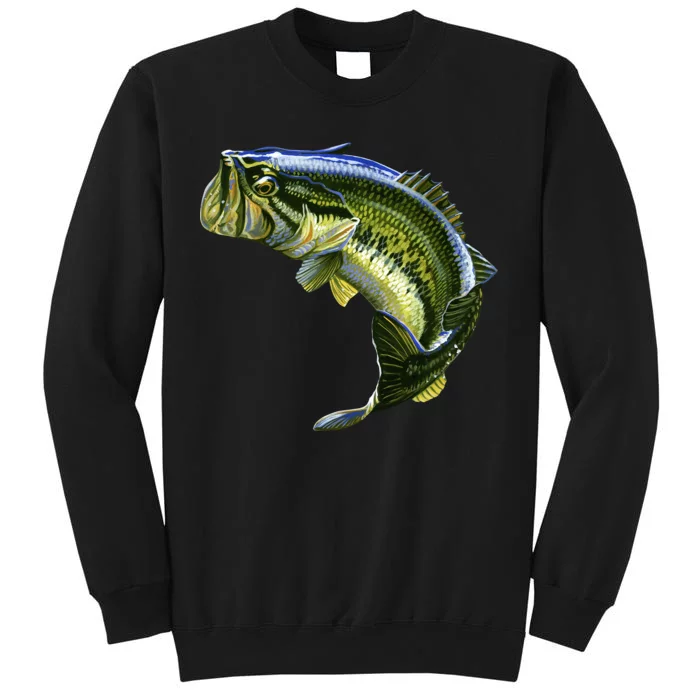 Wildlife - Large Mouth Bass Jumping Sweatshirt