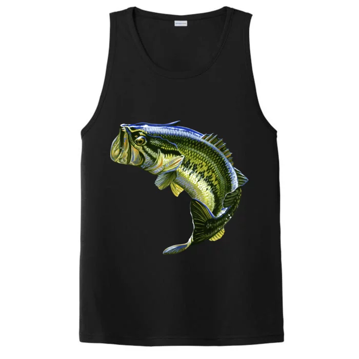 Wildlife - Large Mouth Bass Jumping Performance Tank