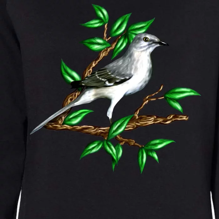 Wildlife - Mockingbird Posing Portrait Womens California Wash Sweatshirt