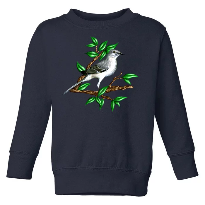 Wildlife - Mockingbird Posing Portrait Toddler Sweatshirt