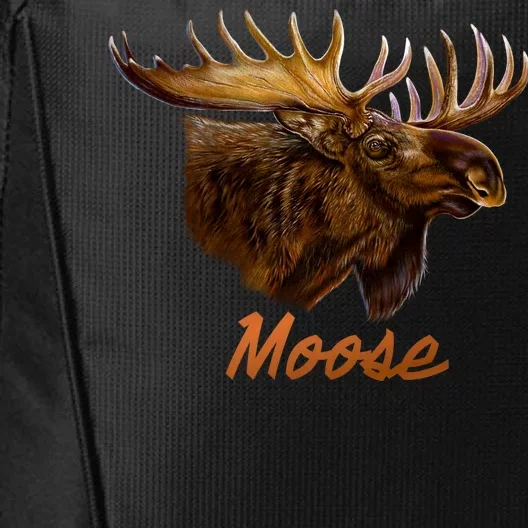 Wildlife - Moose Head Portrait City Backpack