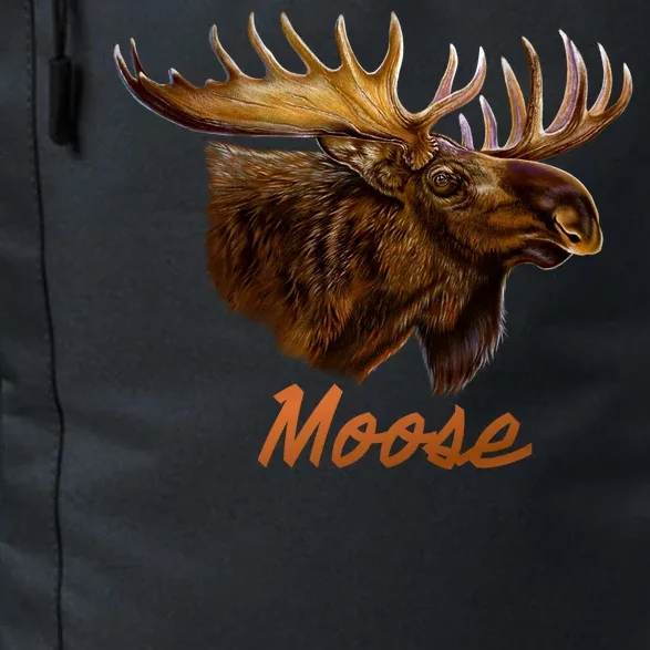 Wildlife - Moose Head Portrait Daily Commute Backpack