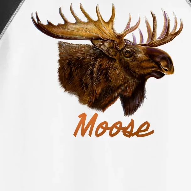 Wildlife - Moose Head Portrait Toddler Fine Jersey T-Shirt