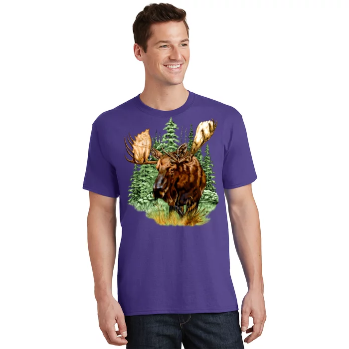 Wildlife - Moose Portrait T-Shirt