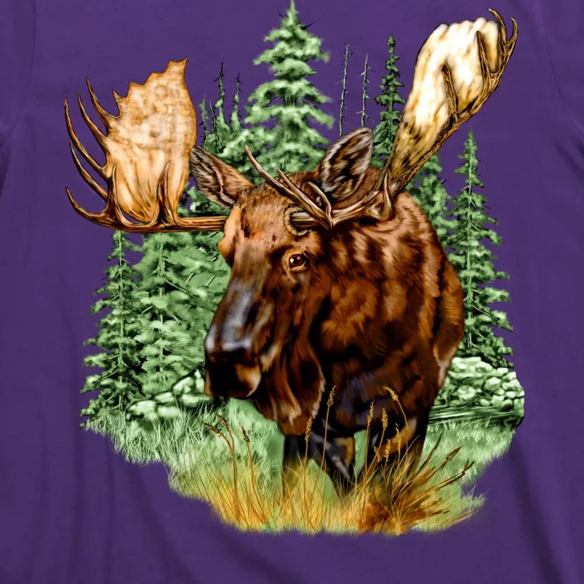 Wildlife - Moose Portrait T-Shirt