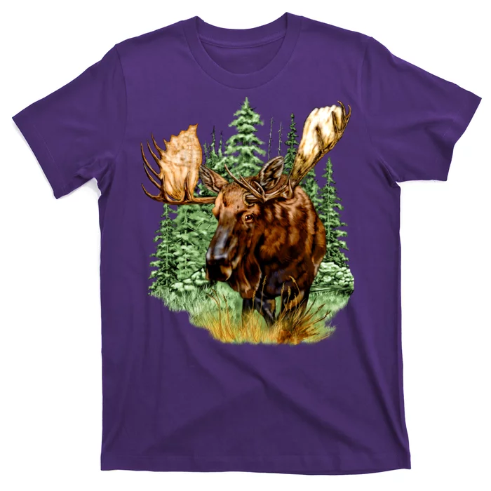 Wildlife - Moose Portrait T-Shirt