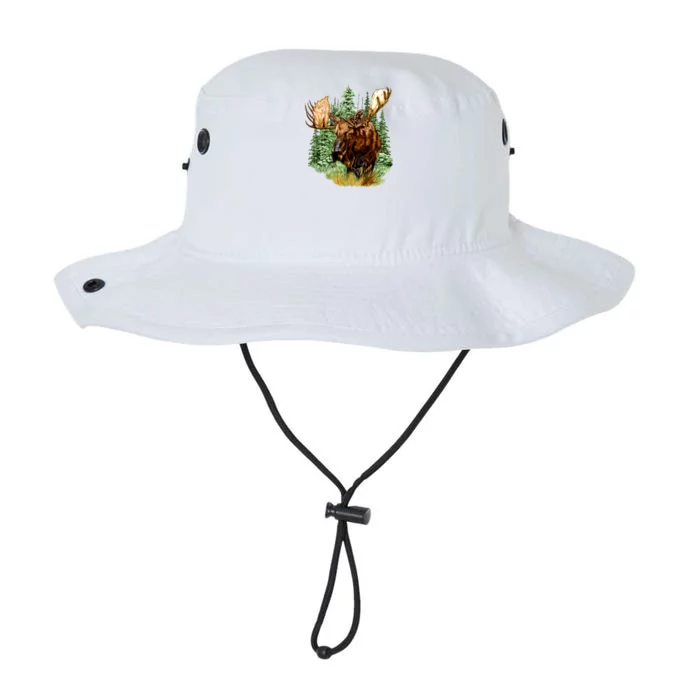 Wildlife - Moose Portrait Legacy Cool Fit Booney Bucket Hat