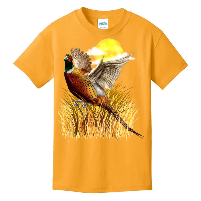 Wildlife - Pheasant Bird Portrait Kids T-Shirt