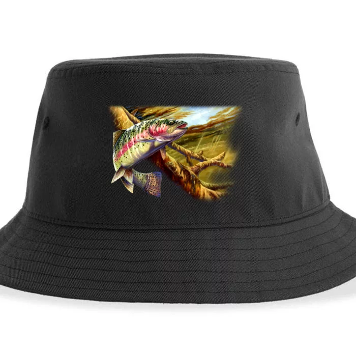 Wildlife - Rainbow Trout Sustainable Bucket Hat