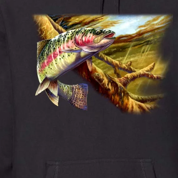 Wildlife - Rainbow Trout Premium Hoodie