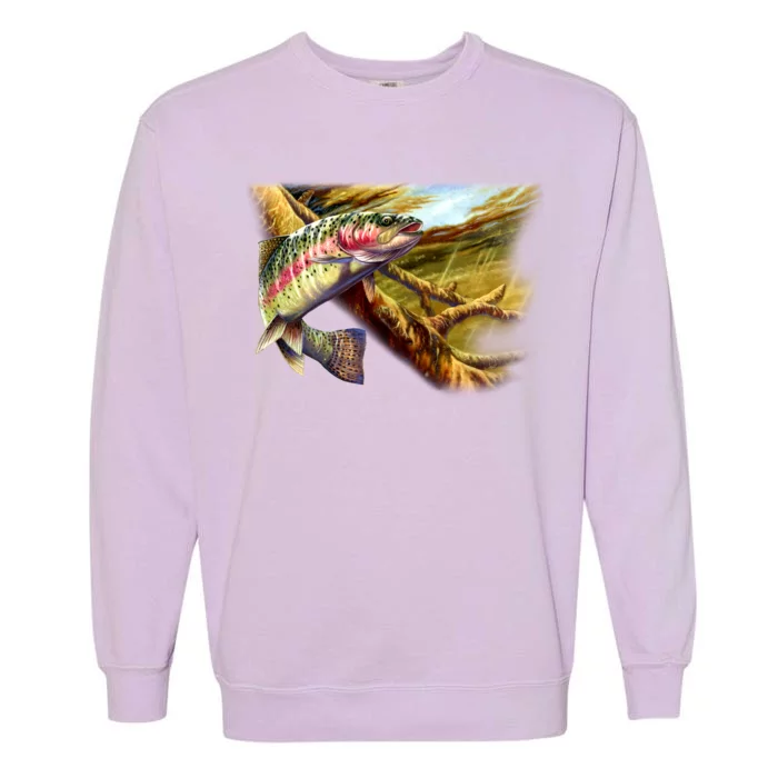 Wildlife - Rainbow Trout Garment-Dyed Sweatshirt