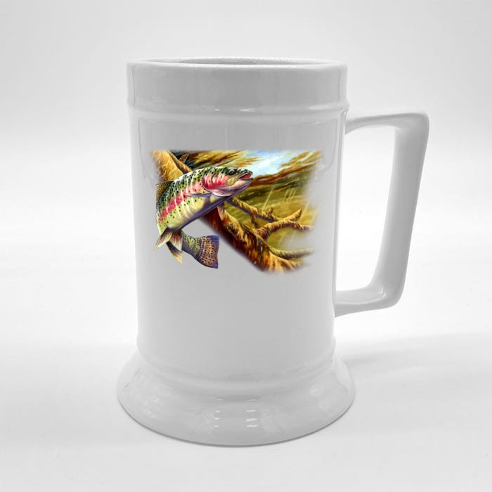 Wildlife - Rainbow Trout Front & Back Beer Stein