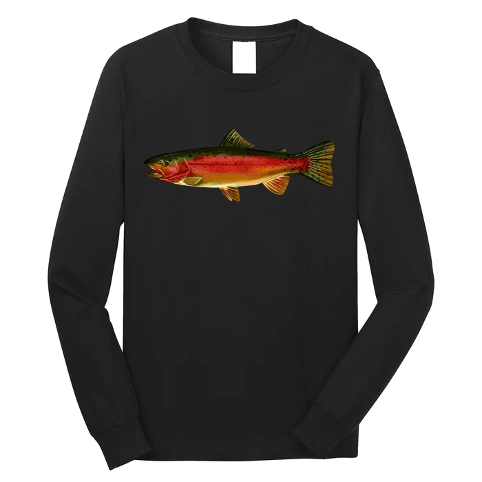 Wildlife - Rainbow Trout Side Long Sleeve Shirt