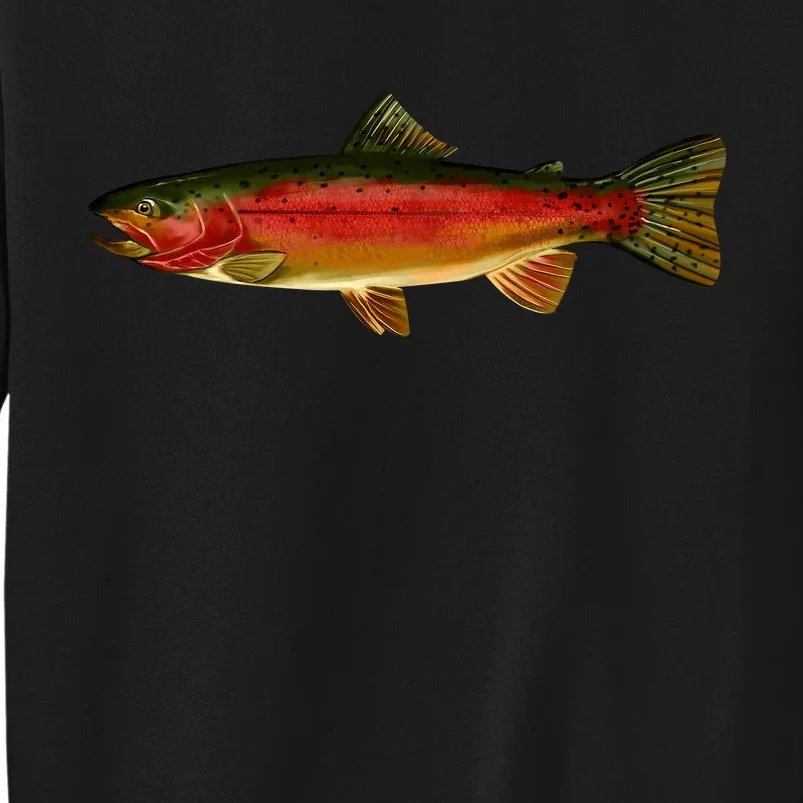 Wildlife - Rainbow Trout Side Tall Sweatshirt