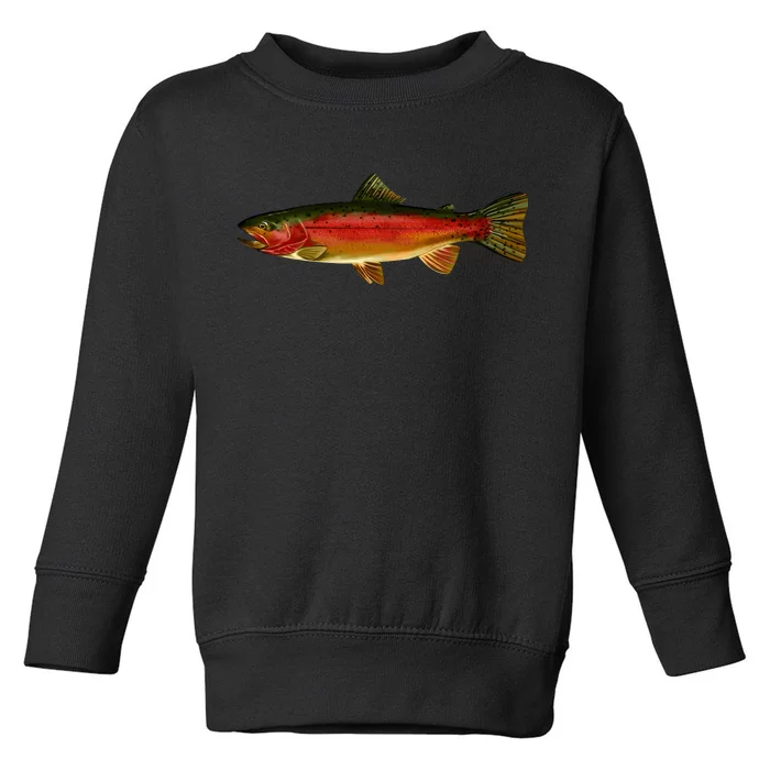 Wildlife - Rainbow Trout Side Toddler Sweatshirt