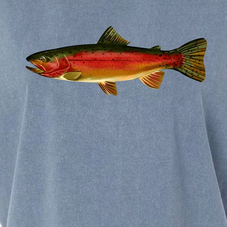 Wildlife - Rainbow Trout Side Garment-Dyed Women's Muscle Tee