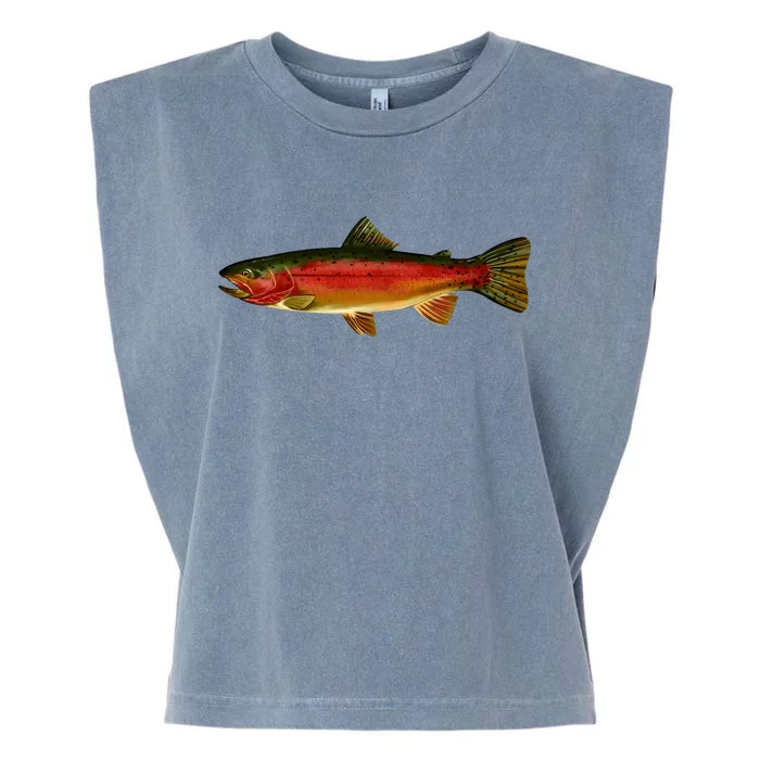 Wildlife - Rainbow Trout Side Garment-Dyed Women's Muscle Tee