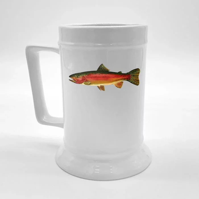 Wildlife - Rainbow Trout Side Front & Back Beer Stein