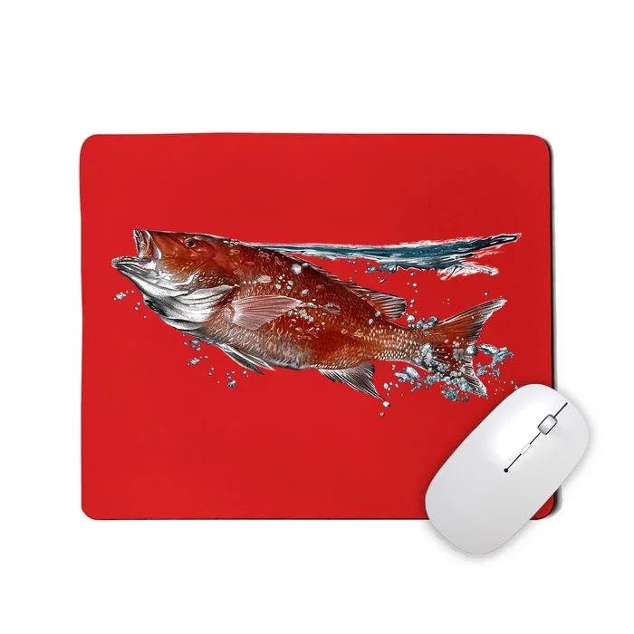 Wildlife - Red Snapper Surfacing Mousepad