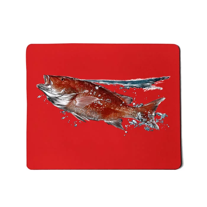 Wildlife - Red Snapper Surfacing Mousepad