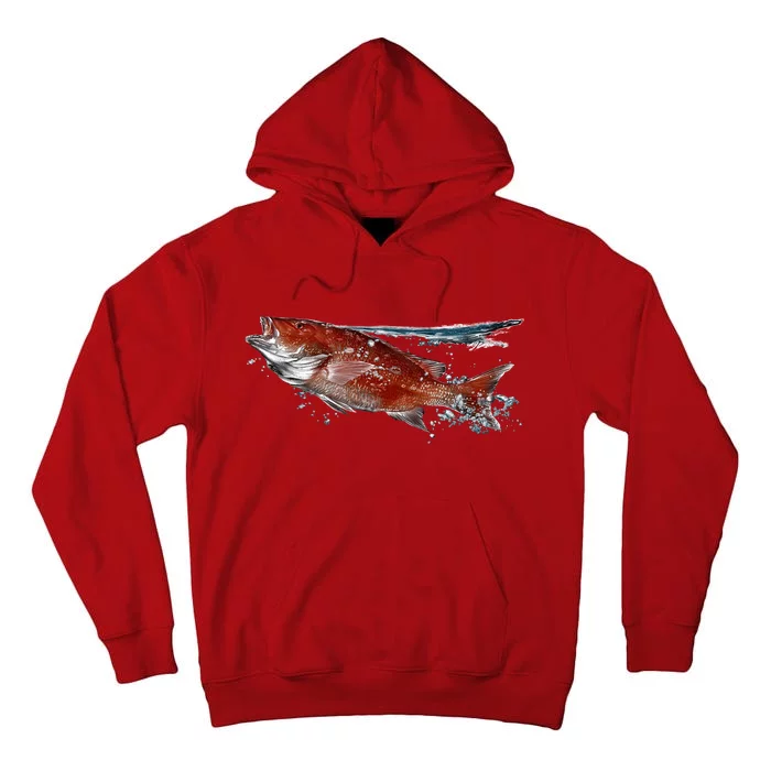 Wildlife - Red Snapper Surfacing Tall Hoodie